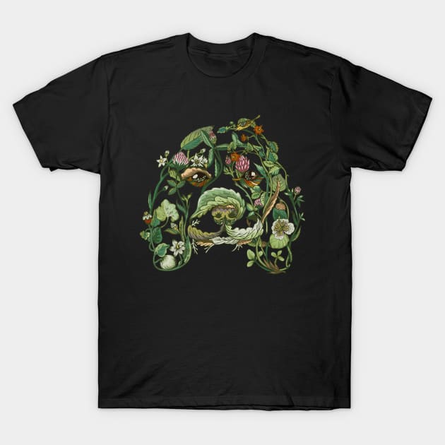 Botanical Beagle T-Shirt by huebucket